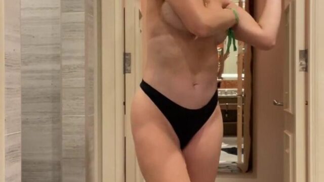 Sarah Jayne Dunn Topless Striptease In Hotel Video Leaked